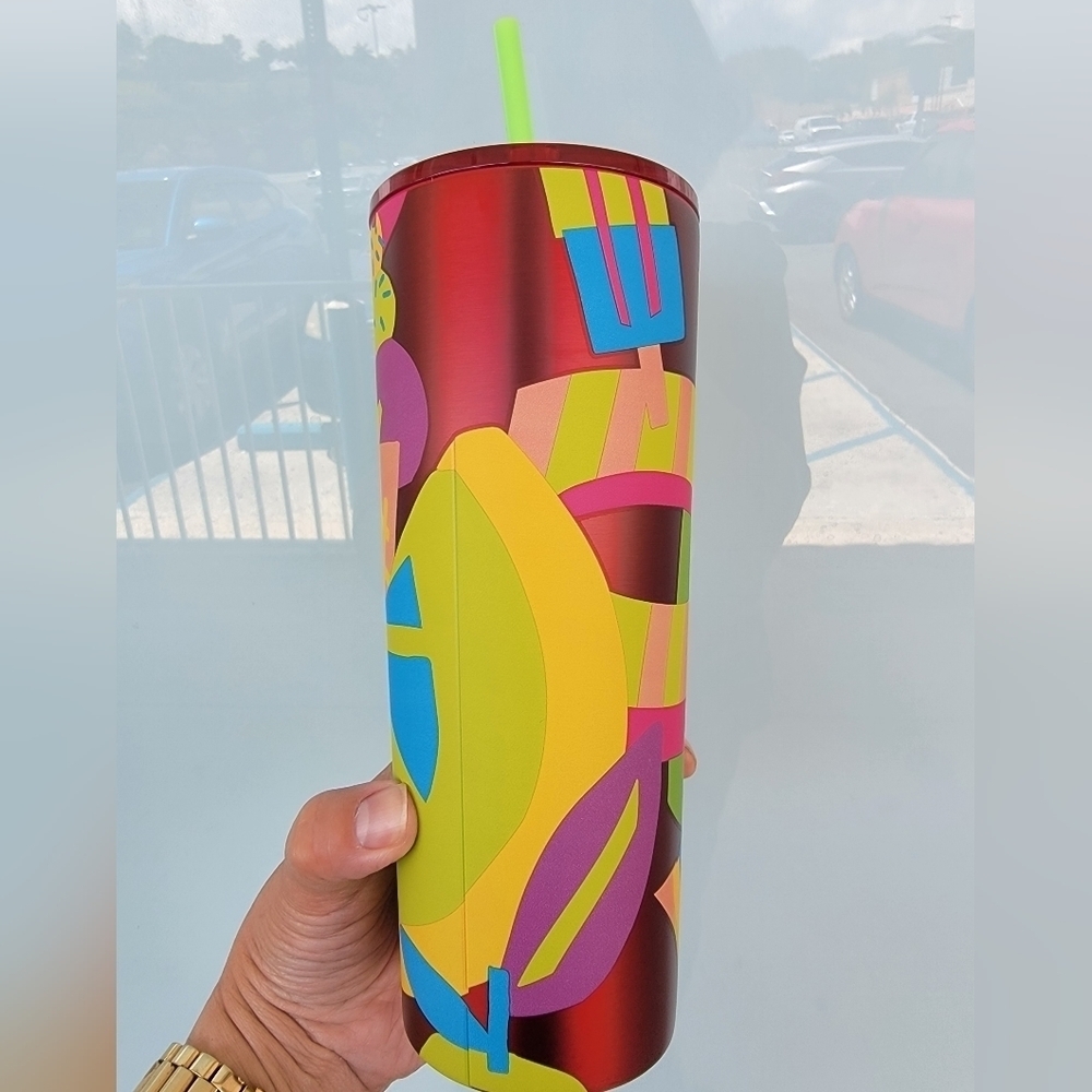 NWT Starbucks 2023 LATAM Release Stainless Steel Venti Tumbler Cup - Picture 4 of 5